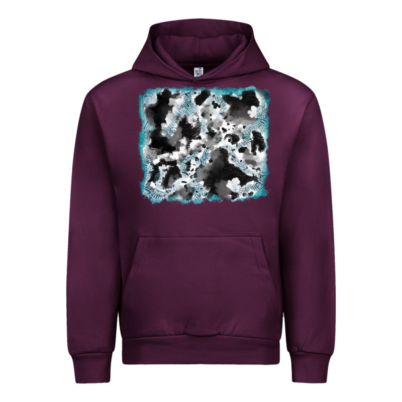Cowhide Glitter Tooled Leather Background Urban Hoodie by RanaPortraitStore | Teevron