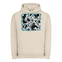 Pigment French Oak cowhide glitter tooled leather background Urban Hoodie - RanaPortraitStore