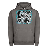 Pigment Tornado cowhide glitter tooled leather background Urban Hoodie - RanaPortraitStore