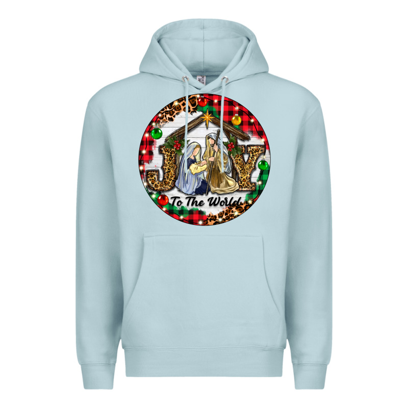 Christmas Joy To The World Premium Hoodie by RanaPortraitStore | Teevron