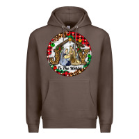 Coffee Christmas Joy To The World Premium Hoodie - RanaPortraitStore