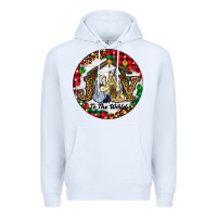 White Christmas Joy To The World Premium Hoodie - RanaPortraitStore