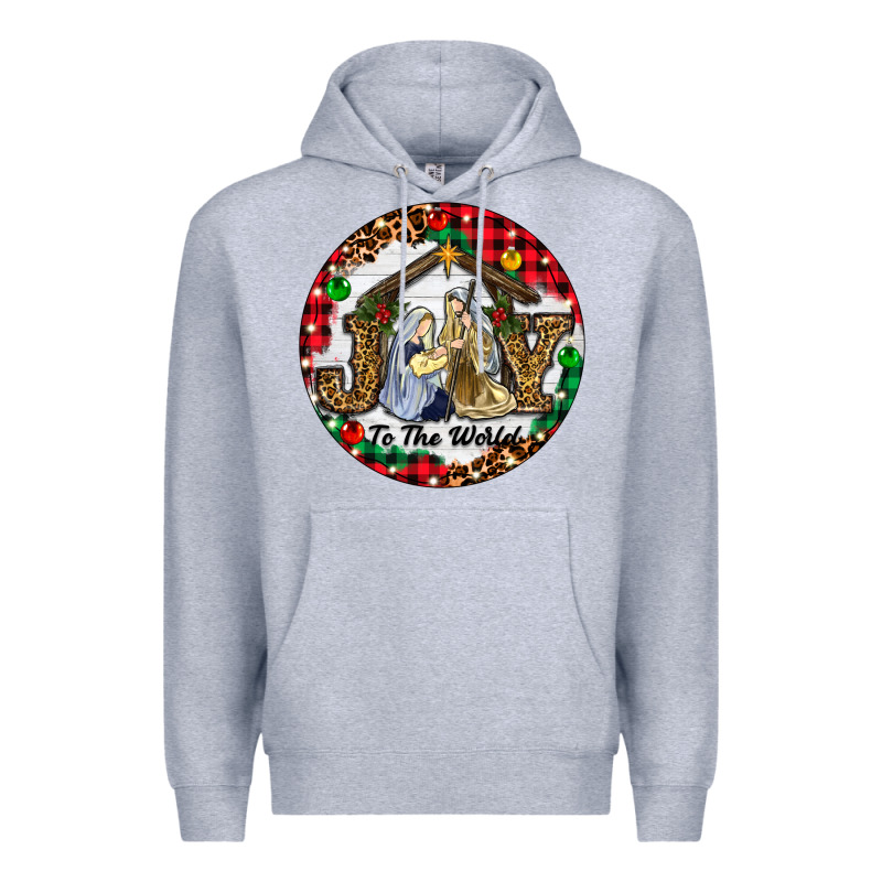 Christmas Joy To The World Premium Hoodie by RanaPortraitStore | Teevron