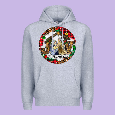 Premium Hoodie Christmas Joy To The World
