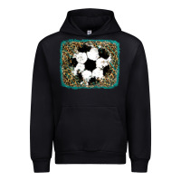 Black glitter soccer leopard Urban Hoodie - RanaPortraitStore