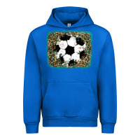 Cobalt glitter soccer leopard Urban Hoodie - RanaPortraitStore