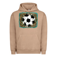 Pigment Burro glitter soccer leopard Urban Hoodie - RanaPortraitStore