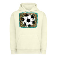 Pigment Pistachio glitter soccer leopard Urban Hoodie - RanaPortraitStore