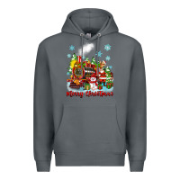 Rock merry christmas polar express Premium Hoodie - Zillion Design Studio