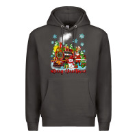 Smoke merry christmas polar express Premium Hoodie - Zillion Design Studio