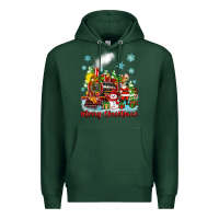 Sports Green merry christmas polar express Premium Hoodie - Zillion Design Studio