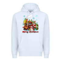 White merry christmas polar express Premium Hoodie - Zillion Design Studio