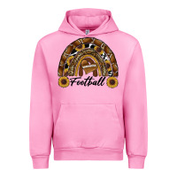 Fuchsia Pink football rainbow Urban Hoodie - RanaPortraitStore