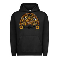 Pigment Black football rainbow Urban Hoodie - RanaPortraitStore