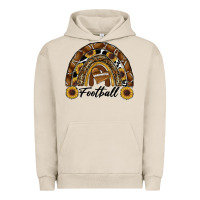 Pigment French Oak football rainbow Urban Hoodie - RanaPortraitStore
