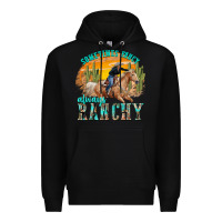 Black sometimes fancy always ranchy Premium Hoodie - texasbilliewilder
