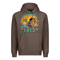 Coffee sometimes fancy always ranchy Premium Hoodie - texasbilliewilder