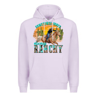 Lilac sometimes fancy always ranchy Premium Hoodie - texasbilliewilder