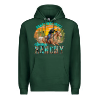 Sports Green sometimes fancy always ranchy Premium Hoodie - texasbilliewilder