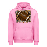 Fuchsia Pink leopard american football backround Urban Hoodie - RanaPortraitStore
