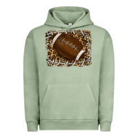 Pigment Oil Green leopard american football backround Urban Hoodie - RanaPortraitStore
