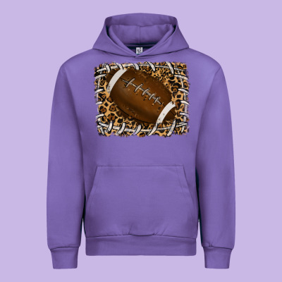 Urban Hoodie leopard american football backround