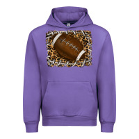Tulip leopard american football backround Urban Hoodie - RanaPortraitStore
