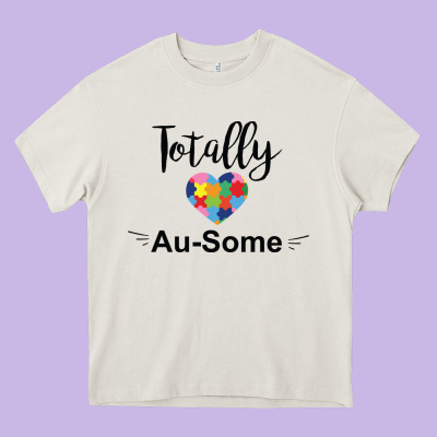Totally Au Some Heavy Core Tee Designed By Cowhidedigitalart