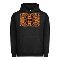 Pigment Black leopard glitter background Urban Hoodie - RanaPortraitStore
