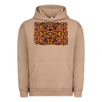 Pigment Burro leopard glitter background Urban Hoodie - RanaPortraitStore