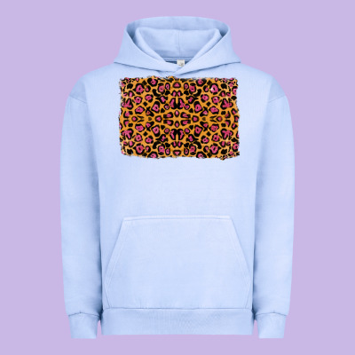 Urban Hoodie leopard glitter background