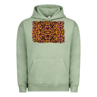 Pigment Oil Green leopard glitter background Urban Hoodie - RanaPortraitStore