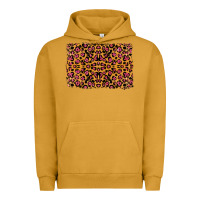 Pigment Peanut Butter leopard glitter background Urban Hoodie - RanaPortraitStore