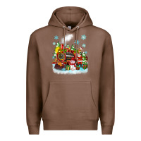 Chestnut christmas polar express santa Premium Hoodie - Zillion Design Studio