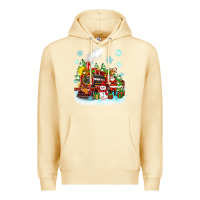 Pina Colada christmas polar express santa Premium Hoodie - Zillion Design Studio