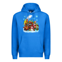 True Royal christmas polar express santa Premium Hoodie - Zillion Design Studio