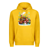 Lemon christmas polar express santa Premium Hoodie - Zillion Design Studio
