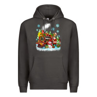 Smoke christmas polar express santa Premium Hoodie - Zillion Design Studio