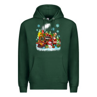 Sports Green christmas polar express santa Premium Hoodie - Zillion Design Studio