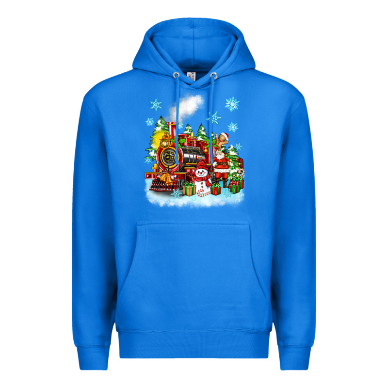 Christmas Polar Express Santa Premium Hoodie by Zillion Design Studio | Teevron
