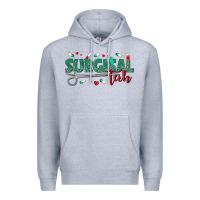 Heather Grey surgical tech Premium Hoodie - texasbilliewilder