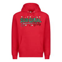 Red surgical tech Premium Hoodie - texasbilliewilder