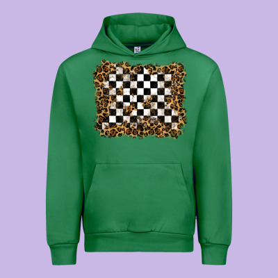 Urban Hoodie racing leopard background