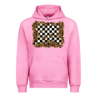 Fuchsia Pink racing leopard background Urban Hoodie - RanaPortraitStore