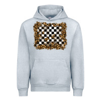 Heather Grey racing leopard background Urban Hoodie - RanaPortraitStore