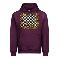 Mauve Wine racing leopard background Urban Hoodie - RanaPortraitStore