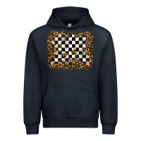 Navy racing leopard background Urban Hoodie - RanaPortraitStore