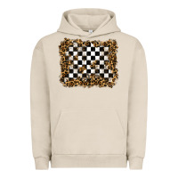 Pigment French Oak racing leopard background Urban Hoodie - RanaPortraitStore