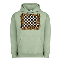 Pigment Oil Green racing leopard background Urban Hoodie - RanaPortraitStore
