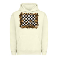 Pigment Pistachio racing leopard background Urban Hoodie - RanaPortraitStore